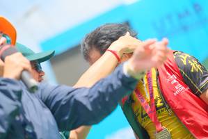 BIB: 100
                            <button type="button" onclick="openModal(21761703)" class="btn btn-primary btn-sm float-right btn-popup" data-toggle="modal" data-target=".modal-high-quality">
                        <i class="fas fa-shopping-cart"></i> Add to Cart
                    </button>
                                            <button type="button" onclick="isThisMe(21761703, true)" class="btn btn-success btn-sm float-right btn-popup btn-isme hidden" data-toggle="tooltip" data-placement="bottom" title="นี่คือรูปของคุณใช่ไหม คลิกที่นี่เพื่อเอาเข้าอัลบั้ม">
                        <i class="fas fa-plus"></i> Add to album
                    </button>
                    <button type="button" onclick="isThisMe(21761703, false)" class="btn btn-warning btn-sm float-right btn-popup btn-isnotme hidden">
                        <i class="fas fa-ban"></i> Remove from album
                    </button>